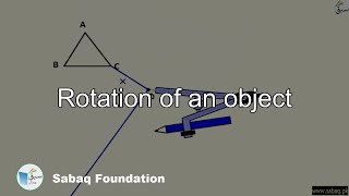 Rotation of an object
