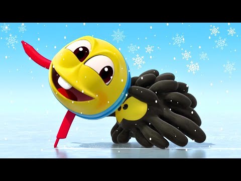 Ice Is Slippery! 🟢 Funny Cartoon For Kids ✨ WonderBalls Playground