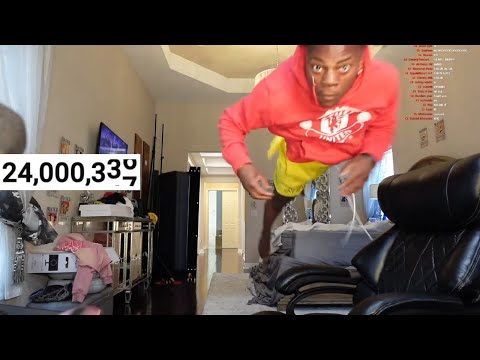 iShowSpeed Flies Into His Setup After Hitting 24 Million Subs 😂