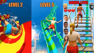 Tracey Funny Water Slide First 9 Levels