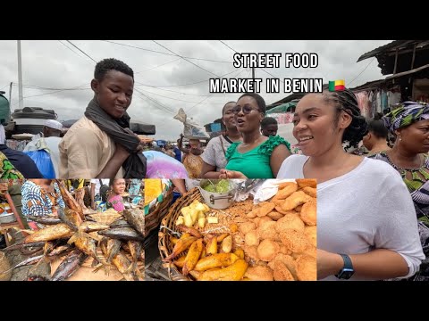 Street Food and the Biggest Market in Republic of Benin 🇧🇯 | West Africa