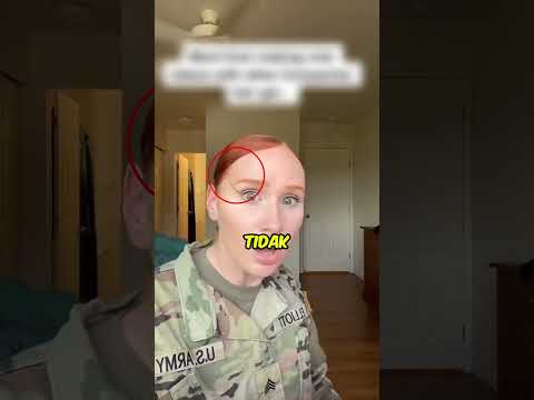 Kenapa tentara wanita mengelem rambutnya😲 #shortsfeed
