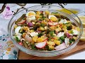 Partysalat - Einfaches schnelles Kartoffelsalat ohne Mayonnaise