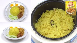 Nasi Kuning Rice Cooker Bumbu Instan Enak dan Gurih