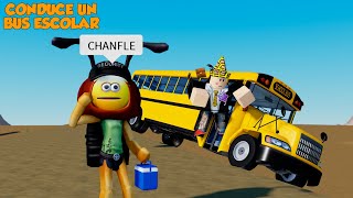 CONDUCE UN BUS ESCOLAR MOMENTOS DIVERTIDOS (ROBLOX)