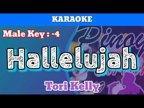 Hallelujah by Tori Kelly (Karaoke : Male Key : -4)