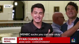 "MSNBC SUCKS!" Alex Stein CRASHES Live News Hit!