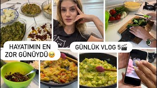 HAYATIMIN EN ZOR GÜNÜYDÜ🥹MİSAFİR HAZIRLIĞI🤤TIRNAK YAPTIRMA GÜNÜ💅 GÜNLÜK VLOG 5 🎬