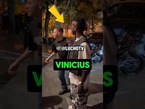 Vinicius Jr. conmociona al mundo entero un fan quiso tomarse una foto con el y lo empuja ?❓