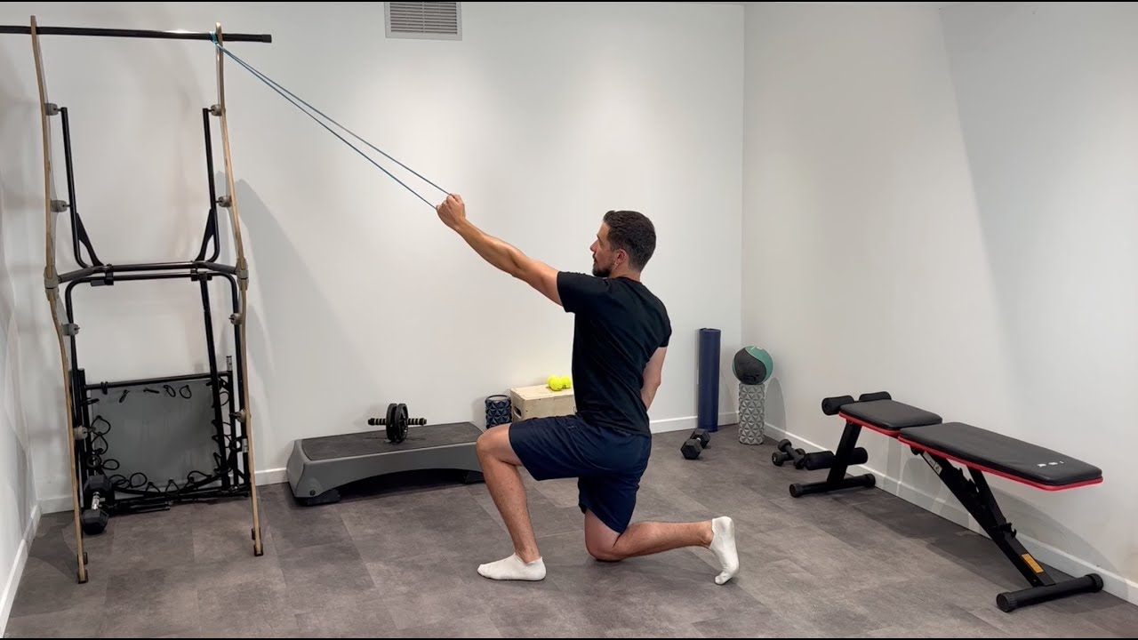 Image Band Kneeling Single Arm Pulldown