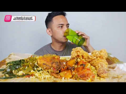 NO DEBAT! NASI PADANG AYAM CRISPY BIKIN NAGIH | ASMR MUKBANG