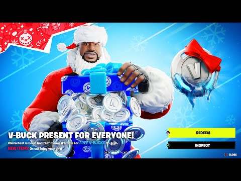 FORTNITE is SENDING FREE V-BUCKS!