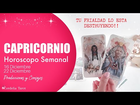 ⭐️CAPRICORNIO! NO!!! YA NO TE VE COMO ANTES... MIRA PORQUÉ Horóscopo / Tarot Semanal Cordelia