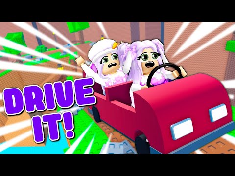 DRIVE IT 2 Player OBBY With My SISTER! (Roblox)