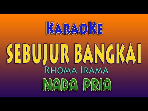 SEBUJUR BANGKAI - KARAOKE RHOMA IRAMA  ( NADA PRIA )
