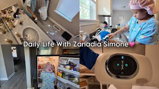 Daily Life with Zanadia Simone 💕| extreme Sunday cleaning, + new product review 
