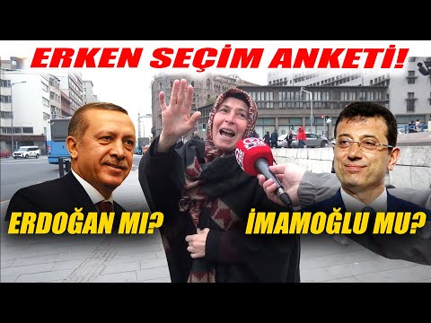 Erdoğan mı İmamoğlu? Nefesleri Kesen Erken Seçim Anketi!