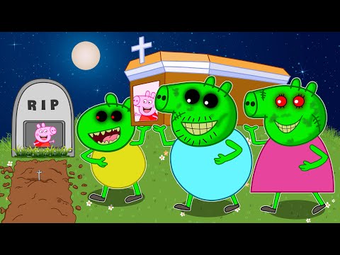 Zombie Apocalypse, Peppa Pig's funeral | Peppa Pig Funny Animation