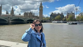LONDON CITY WALK 🇬🇧 | Jeanalonzo4 vlog #londoneye #bigben  #buckinghampalace