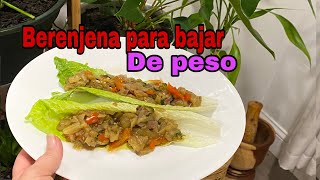 receta De BERENJENAS Para BAJAR DE PESO Facil RD/yanerisglam y mas
