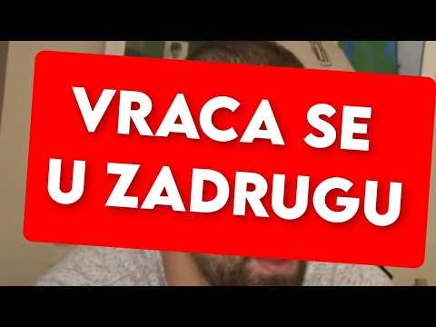 VRACA SE U ZADRUZI? STIGLA SAD VEST, ŠOK