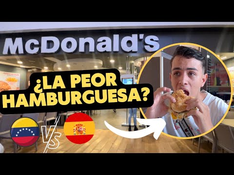 McDonald’s VENEZUELA vs ESPAÑA ¿Cuál es MEJOR?