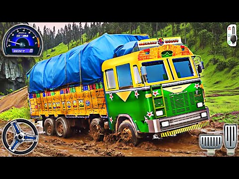 Real Indian Truck Simulator 3D - Offroad Cargo Truck Driving Game | Android Gameplay