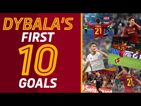 I PRIMI 1️⃣0️⃣ GOL DI DYBALA CON LA ROMA! ?❤️