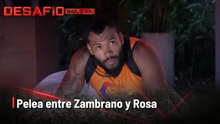 Rata le pide a Zambrano que se disculpe con Rosa, pero él se niega | Desafío del Siglo
