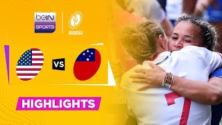 USA 60-0 Samoa | Women's Rugby World Cup 2025 Highlights