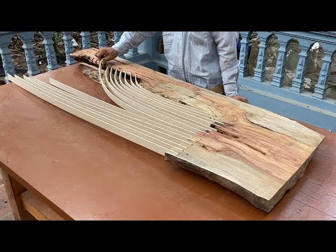 The Excellent Craftsmanship Of Carpenters Turns Waste Wood Into