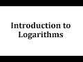 Logarithmic and Exponential Concepts