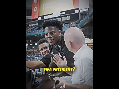 IShowSpeed becomes FIFA president ๐ #ishowspeed #football