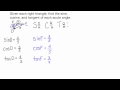 Trigonometric Ratios in Right Triangles