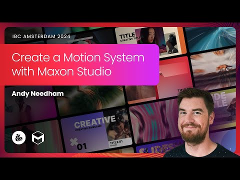 Amazing Maxon Studio Workflows from Andy Needham at IBC 2024