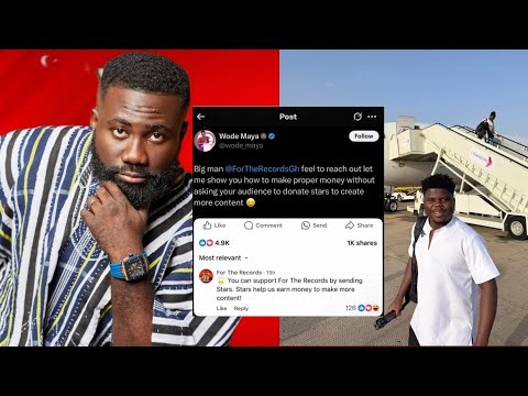 Wode Maya shùt up Nobody want to be like you  - Okatakyie Afrifa response
