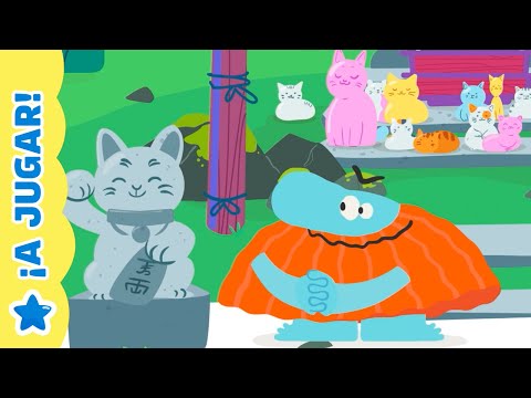 Lengua de Gato | Bodo Barbodo | Juegos para niños y dibujos animados 🌈A Jugar