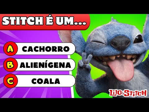 🐨 Adivinhe o personagem do filme LILO E STITCH 2025 🤯 💙