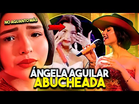 ÁNGELA AGUILAR fuertemente ABUCHEADA decide irse LLORANDO del CONCIERTO 😭 Viral 2025