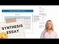Synthesis Essay Components and Structure