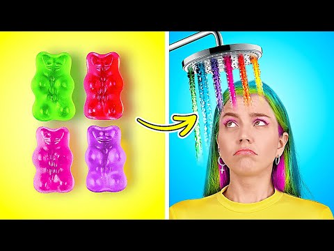 Défi Arc-en-ciel Cool & Astuces Scolaires ! Trucs et Gadgets Colorés pour Filles par 123 GO!