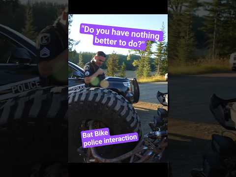 BAT BIKE gets PULLED OVER
