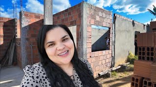 DIÁRIO DA OBRA DA MINHA CASA PRÓPRIA,TOUR PELA OBRA,COMO ESTÁ MINHA CASA? GRÁVIDA CONHECENDO O SÍTIO