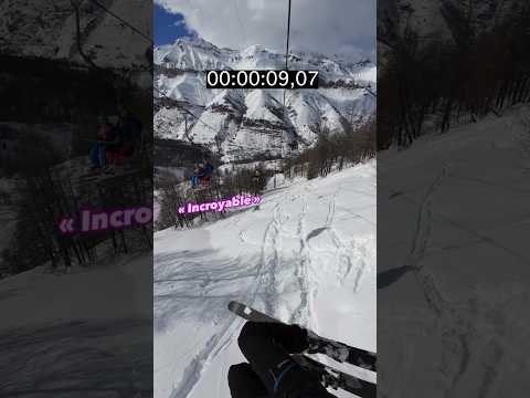 Je m’accroche au TÉLÉSIÈGE ! #ski #nature #neige #skiing