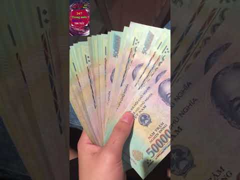 Tìm người đánh rơi cọc tiền mệnh giá 500.000 VND #tinnong #tintuc #tinnong24h #news