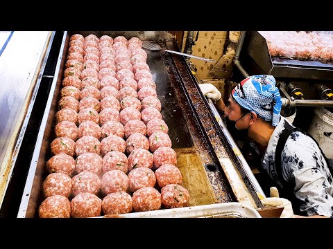 한국인이 좋아하는 최고의 길거리 음식! 대왕 떡갈비, 시장 닭강정, 근육맨 떡볶이, 김밥, Street food that Koreans love, Giant Meatballs