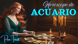 ACUARIO ♒ Te dirá sin dudar y de frente lo que siente por ti | Horoscopo semanal