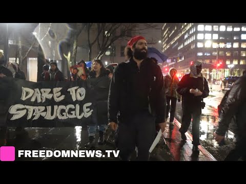 "Killer Cops!" Protest for Robert Brooks killed at Utica Prison by Guards - NYC