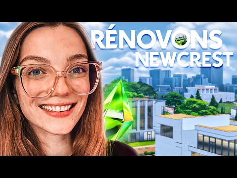On construit des immeubles à Newcrest ! | Les Sims 4 🏢