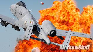 A-10 Warthogs Attack the Airfield! - EAA AirVenture Oshkosh 2025